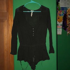 Free People size XS thermal romper